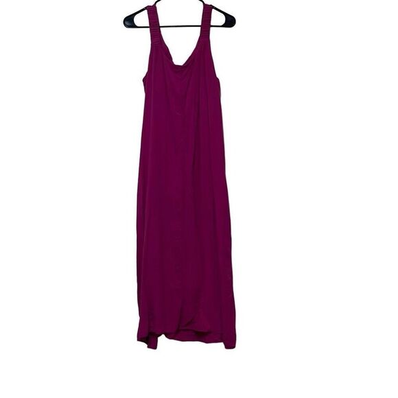 Vince Camuto 1X Plus Hot Pink Sheath Midi Dress Side Slits Summer Beach Resort - Picture 2 of 13